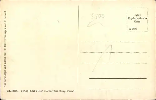 Künstler Ak Kassel in Hessen, Partie an der Fulda