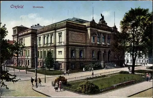 Ak Krefeld am Niederrhein, Museum