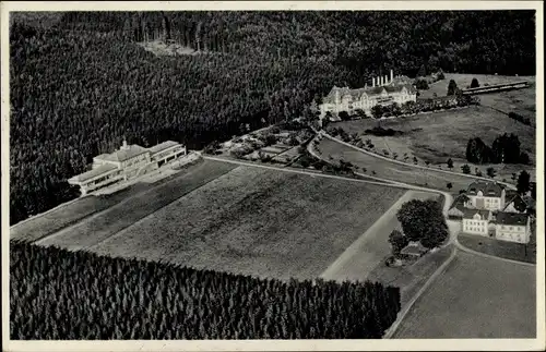 Ak Adorf im Vogtland, Leipziger Heilstätte, Luftbild