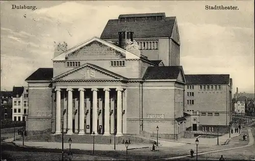 Ak Duisburg im Ruhrgebiet, Stadttheater