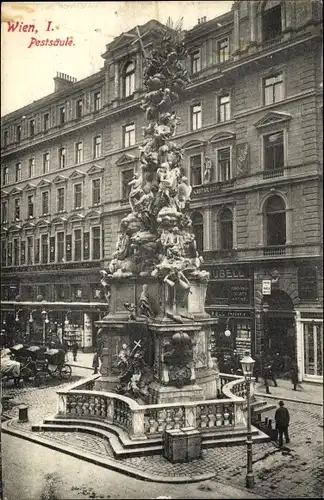 Ak Wien 1 Innere Stadt, Pestsäule