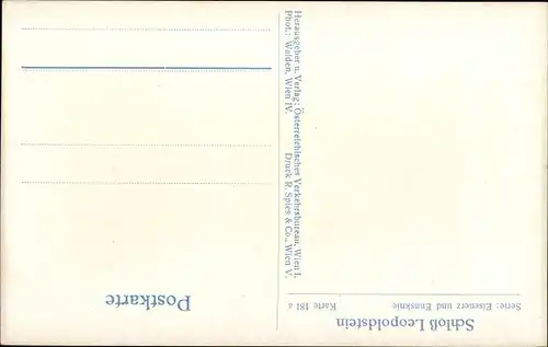 Ak Eisenerz Steiermark, Schloss Leopoldstein