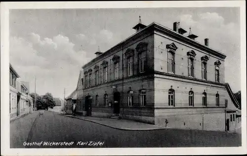 Ak Wickerstedt Bad Sulza in Thüringen, Gasthof Wickerstedt
