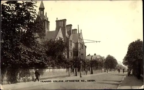 Ak Derby Derbyshire England, Training College, Uttoxeter Rd.