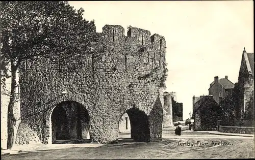 Ak Tenby Wales, Five Arches