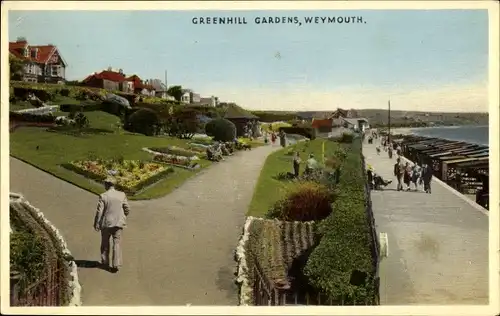 Ak Weymouth South West England, Greenhill Gardens