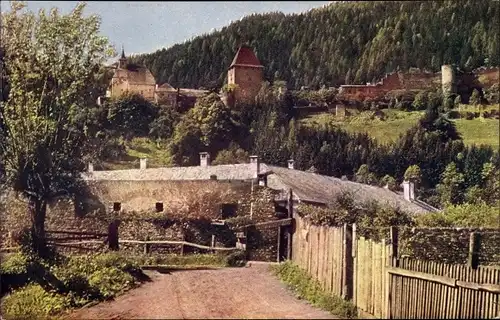 Ak Friesach in Kärnten, Ruine Petersberg