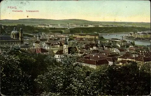 Ak Praha Prag Tschechien, Kleinseite, Totalansicht