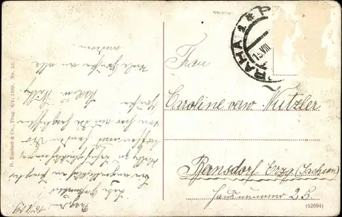 Ak Praha Prag Tschechien, Kleinseite, Totalansicht