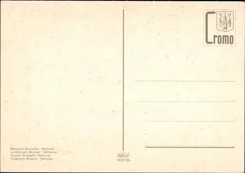 Ak Bruxelles Brüssel, Flughafen Brüssel-National, Halle, Stände