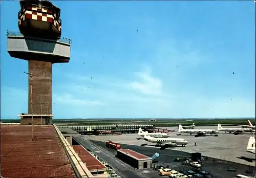 Ak Fiumicino in Lazio, Interkontinentaler Flughafen Roms Leonardo da Vinci