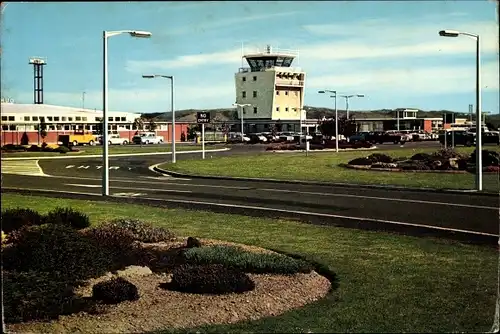 Ak Dunedin Neuseeland, Flughafen, Außenansicht, Momona Airport
