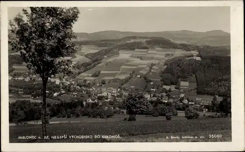 Ak Jablonec nad Jizerou Jablonetz an der Iser Region Reichenberg, Panorama