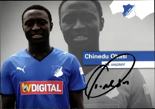 Sammelbild Fußballspieler Chinedu Obasi, TSG 1899 Hoffenheim