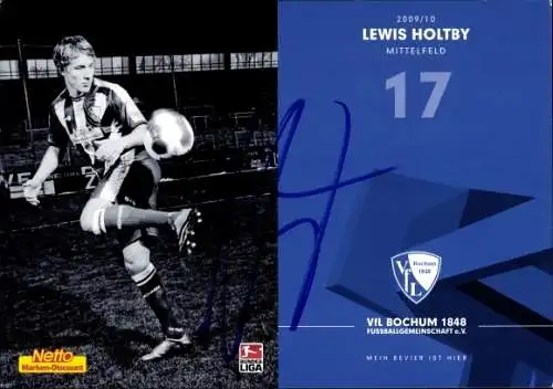 Sammelbild Fußballspieler Lewis Holtby, VfL Bochum