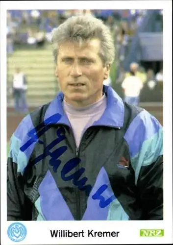 Ak Fußballspieler und Trainer Willibert Kremer, MSV Duisburg