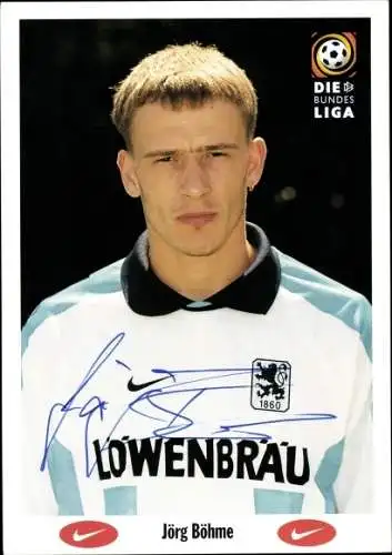 Sammelbild Fußballspieler Jörg Böhme, TSV München 1860