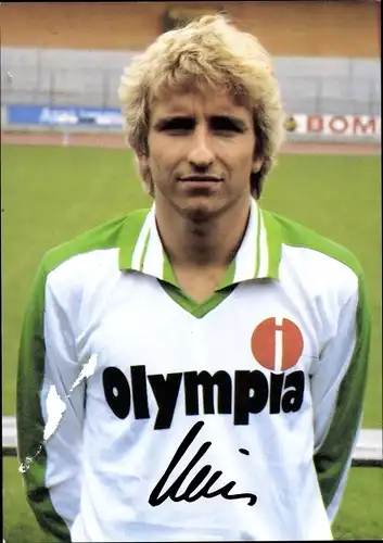 Sammelbild Fußballspieler Norbert Meier, Werder Bremen
