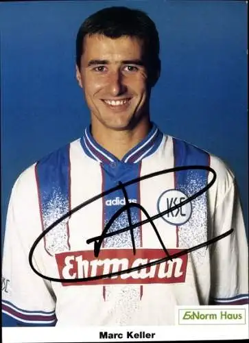 Sammelbild Fußballspieler Marc Keller, Karlsruher SC