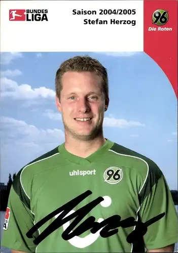 Sammelbild Fußballspieler Stefan Herzog, Hannover 96