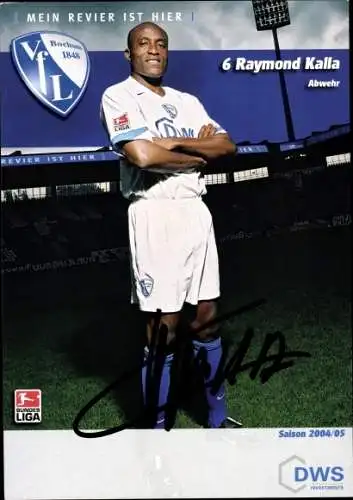 Sammelbild Fußballspieler Raymond Kalla, VfL Bochum