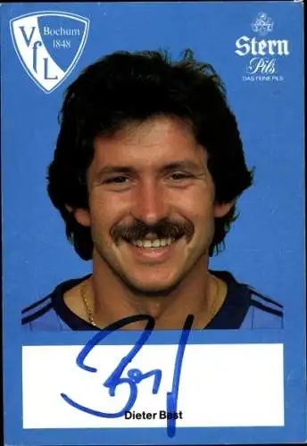 Sammelbild Fußballspieler Dieter Bast, VfL Bochum