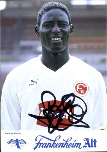 Ak Fußballspieler Anthony Baffoe, Fortuna Düsseldorf
