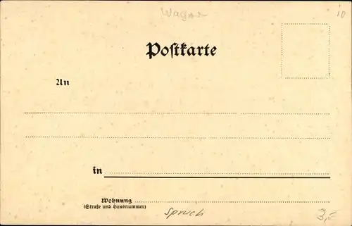 Künstler Ak Ritter, C., Richard Wagner's Parsifal, No. 7 III. Akt