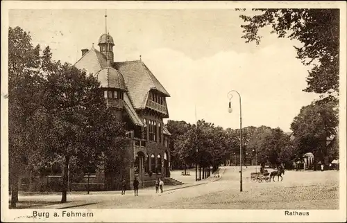 Ak Burg auf der Insel Fehmarn, Rathaus
