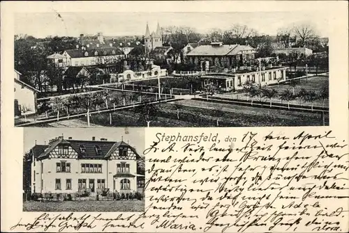 Ak Stephansfeld Brumath Bas Rhin, Blick auf den Ort