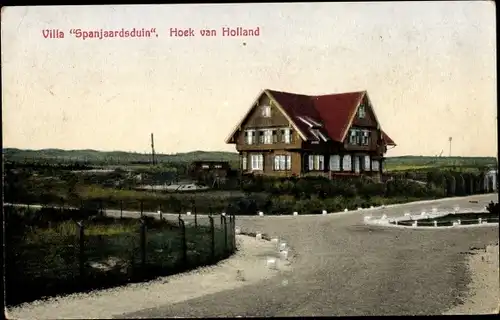 Ak Hoek van Holland Rotterdam Südholland Niederlande, Villa Spanjaardsduin