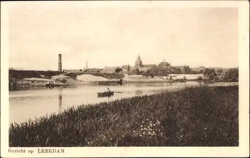 Ak Leerdam Südholland, Teilansicht