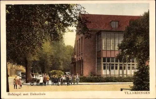 Ak Vlaardingen Südholland, Hofsingel met Ziekenhuis