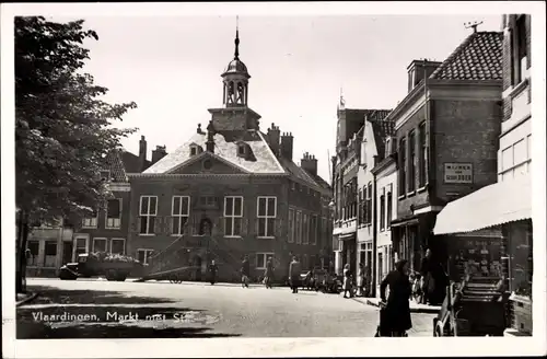 Ak Vlaardingen Südholland, Markt