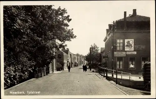 Ak Meerkerk Südholland, Tolstraat, Hotel