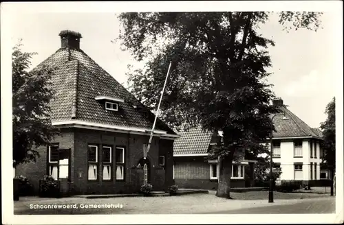 Ak Schoonrewoerd Utrecht Niederlande, Gemeentehuis