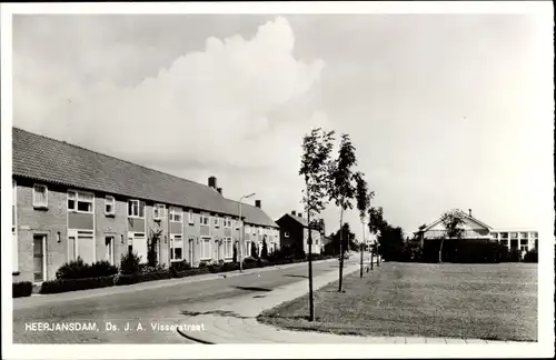 Ak Heerjansdam Südholland, Ds. J. A. Visserstraat