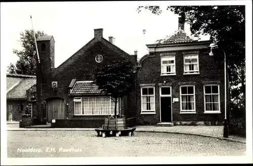 Ak Nootdorp Südholland Niederlande, Z. H. Raadhuis