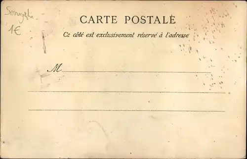 Ak Dakar Senegal, Teilansicht vom Dorf