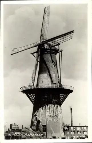 Ak Rotterdam Südholland Niederlande, Molen, Windmühle