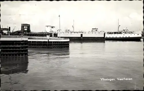 Ak Vlissingen Zeeland Niederlande, Veerhaven