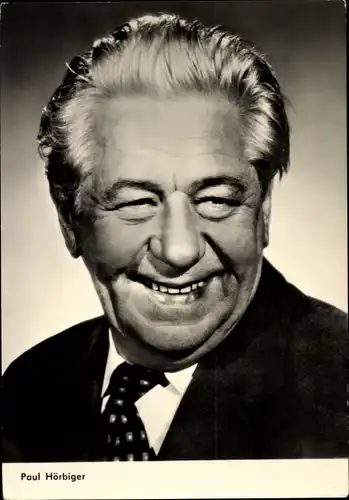 Ak Schauspieler Paul Hörbiger, Portrait