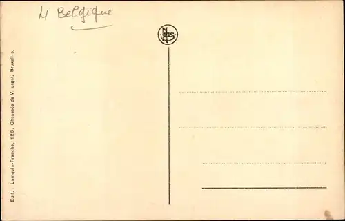 Ak Bruxelles Brüssel, vue générale de la Chaussée de Vleurgat