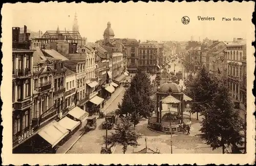 Ak Verviers Wallonien Lüttich, Place Verte