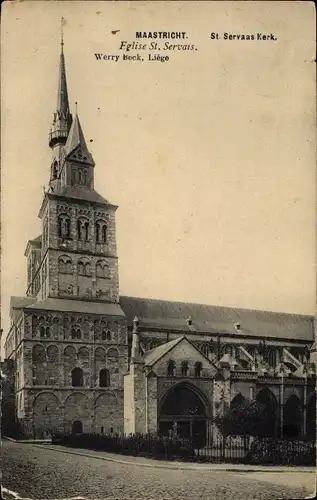 Ak Maastricht Limburg Niederlande, St. Servaas Kerk