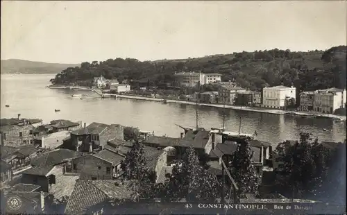 Ak Konstantinopel Istanbul Türkei, Baie de Thérapia