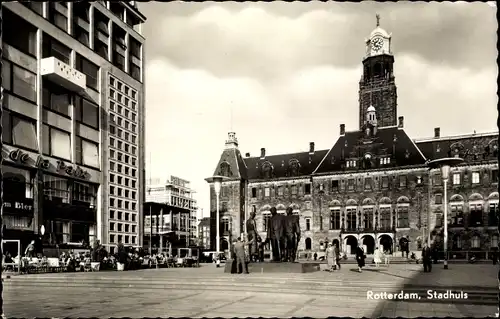 Ak Rotterdam Südholland Niederlande, Stadhuis