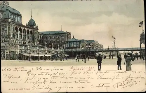 Ak Scheveningen Den Haag Südholland, Boulevard