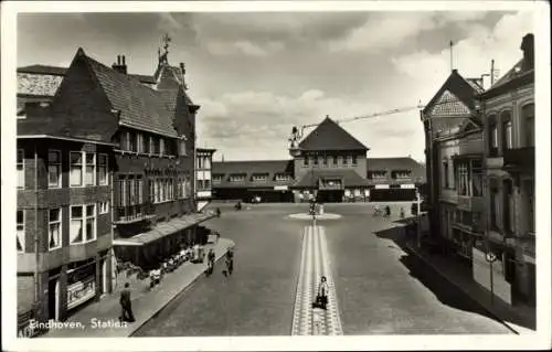 Ak Eindhoven Nordbrabant Niederlande, Station