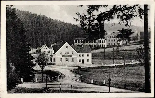 Ak Kühnhaide Marienberg im Erzgebirge Sachsen, Gasthof zum Schwarzwassertal